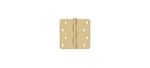 Deltana S44R44 X 1/4" Radius Hinge, Residential Brushed Brass Pair. Fixed Price $10.50.