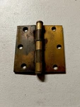 Antique 1920 Stanley Japanned Sweetheart Stamped(sw ) Door HINGE-3.5. Fixed Price $15.00.