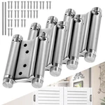 6" Double Action Spring Hinge, 201 Stainless Steel, Self-closing (4-PACK). Fixed Price $51.99.