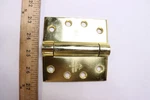 Grainger Approved Square Hinge W/ Holes Satin Brass 1/2-IN X 1/4-IN 4PA84. Fixed Price $12.57.