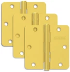Schlage 1012 Pack Of Three 3.5" X Plain Bearing 1/4" Radius. Fixed Price $21.45.