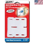 Ez HS350BP 3.5" White Hinge Shim - 18 Count For Perfect Door Alignment. Fixed Price $10.99.