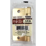 Gatehouse 1/2" X 1/4 Round Corner Mortise Satin Brass Door Hinge 0308906. Fixed Price $9.50.
