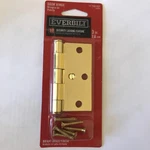 Everbilt In. Bright Brass Square Corner Security Door Hinge (3) Pack. Fixed Price $7.99.
