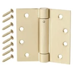 Everbilt 290807 4" Square Satin Brass Adjustable Spring Door Hinge Commercial X2. Fixed Price $23.00.