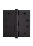 Signature Hardware 4" Solid Brass Mortise Door Hinge Single Pack Matte Black. Fixed Price $7.50.