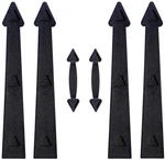 Magnetic Garage Door Decorative Faux Hinges Handles Accents Hardware Kit Black(c. Fixed Price $19.32.