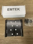 Emtek 91024US10B X Plain Bearing 1/4" Mortise Hinge Pair, Lot Of 3- Read. Fixed Price $35.99.