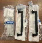 (3) Amerock BP36889FB Stature 6-5/16 C-c Handle Cabinet Pull Flat Black Read. Fixed Price $17.00.