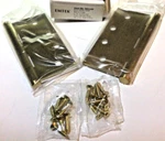 Emtek 2 Pcs 4" X Solid Satin Brass Door Bearing Hinges 961144 US4 Nos. Fixed Price $63.88.