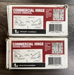 X2 Tell Manufacturing US26D 4.5 In. Satin Chrome Spring Hinge New. Fixed Price $14.99.