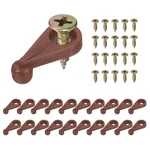 Uxcell 20SET Glass Retainer Kit, 1 Inch Plastic Cabinet Clips.... Fixed Price $10.66.