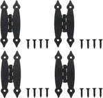 H-hinge Dgzzi 4PCS Black Antique Iron Shaped Cabinet Hinges For Cupboard.... Fixed Price $14.76.