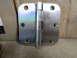 Evermark Satin Nickel 3.5" X With 5/8" Radius Door Hinge 1/2 In. 12 Pack. Fixed Price $10.00.