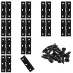 Murtenze 12 Pack 2.5 Door Cabinet Hinge,black Butt Inch,. Fixed Price $14.69.