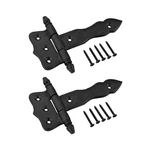 Renovators Supply Manufacturing Shed Door Hinge 5 In. Black Wrought Iron Antique. Fixed Price $39.54.
