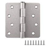 10 Pack 4 Inch Satin Nickel Door Hinges Durable Easy To Install Steel Quality. Fixed Price $28.74.