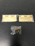 Emtek 91023US4 Satin Brass Mortise Hinge Pair 3.5" Radius Corners. Fixed Price $11.99.