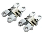 Pair Of Stainless Steel Invisible Door Hinges, Concealed Barrel Wooden .... Fixed Price $33.64.