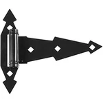 National Hardware N165-472 846 Ornamental Spring Hinges Black, 7" Piece. Fixed Price $37.48.
