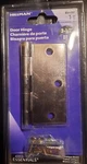 Part 851797 3-1/2, 88.9 Mm Antique Brass Sq Hinge, Hillman, Single Item, Sealed. Fixed Price $9.20.