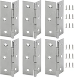 6 Pack 3 Inch Stainless Steel Butt Hinges Small Cabinet Folding Door Box Crafts. Fixed Price $9.20.