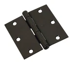 National Hardware N830-203 Oil Rubbed Bronze Steel 512 Door Hinge 3-1/2 In.. Fixed Price $8.66.