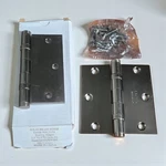 Solid Brass Interior Door Hinges 3.5" X - Square Corners Pewter New. Fixed Price $175.89.