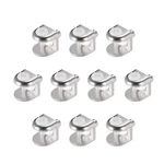 Uxcell Glass Shelf Brackets, 10PCS Zinc Alloy Type 02, Pack, Silver. Fixed Price $13.63.