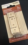 3 Inch Gatehose 2 Surface Mounted Hinges Brass Finish 0040467 New. Fixed Price $8.00.