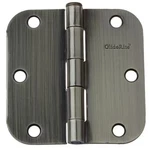 3-1/2 In. Antique Brass Steel Door Hinge 5/8 Corner Radius With Screws (12-P. Fixed Price $35.99.