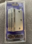 Pack Of Hillman Door Hinges 3-1/2" Bronze 853587 1/4" Radius *fast Shipping*. Fixed Price $10.00.