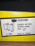 Taco 4 In. Double Acting Spring Hinge Black (set Of 2). Fixed Price $55.00.