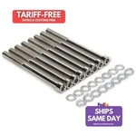 Allstar ALL99465, Set Of 8 Chrome Steel Valve Cover Bolt Kit Performance Parts. Fixed Price $42.79.