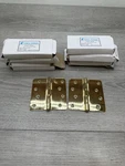 Lot Of 8 Deltana S44R4US3 X Plain Bearing 1/4" Radius Corner Brass *read*. Fixed Price $44.99.