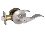 Design House Springdale 2-WAY Brass Privacy Door Lever Satin Nickel/silver. Fixed Price $20.00.