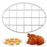 Tambee Cooking Oval Inch Cookie Cooling Rack 304 9.8"X 6.7"-1PC, Silver. Fixed Price $14.04.
