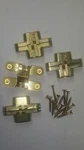 Hafele 341.07.545 Hinge, Brass Plated 16 X 70MM - Set Of. Fixed Price $49.99.