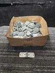 (qty 100) Todco 69035.0000 2" X 6" Roll Up Door End Hinge, Standard, Silver. Fixed Price $324.99.