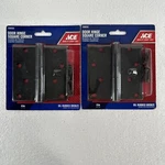 New Ace 4" Oil Rubbed Bronze Door Hinges Square Corner 5368352. Fixed Price $12.99.