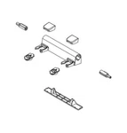 Kohler 1150464-96 Eb Hinge Kit Biscuit. Fixed Price $36.00.