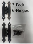 Oil Rubbed Bronze (3-2 Packs 6 Hinges) Free Shipping. Fixed Price $22.99.