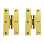 3" Solid Brass Cabinet Hinge Offset Pvd Long Lasting Finish Pack 2. Fixed Price $25.99.