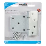 National Hardware Heavy Gate Hinges, Galvanized 3-1/2" N238-212 V287 New Sealed. Fixed Price $14.00.