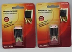 (2) Hillman Anchorwire 50 Lb. Brass Magnetic Picture Hook Mirror Hanger 122368. Fixed Price $6.83.