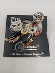 Nos New Vintage Spoontiques Pewter Cat Brooch Pin Celestial Enamel Colored. Fixed Price $24.99.