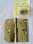 Penrod Bright Brass Door Hinge 4. Fixed Price $6.00.