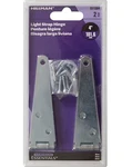 Hardware Essentials 851664 Light Strap Hinges Zinc-plated 4-INCH, 2 Pack. Fixed Price $28.05.