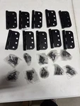 10 Pc Lot Emtek 94034FB Steel Heavy Duty 5/8 Radius Ball Bearing Door Hinges. Fixed Price $35.00.