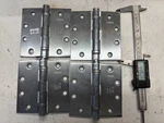 Pack - Ives Five Knuckle Ball Bearing Full Mortise Butt Hinge 4.5" X. Fixed Price $23.89.